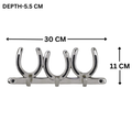 Horse Shoe Wall Hook - 3 Hooks
