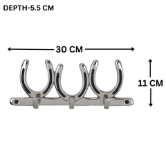 Horse Shoe Wall Hook - 3 Hooks
