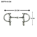 Horse Bit Wall Hook 7"