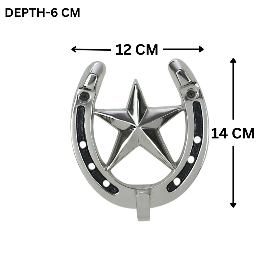 Horse Shoe Star Wall Hook