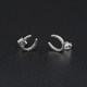 Horseshoe Earrings Silver Plated | Equestrian Lucky Horseshoe Stud Earrings