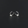 Horseshoe Earrings Silver Plated | Equestrian Lucky Horseshoe Stud Earrings