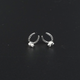 Horseshoe Earrings Silver Plated | Equestrian Lucky Horseshoe Stud Earrings