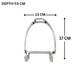 Horse Stirrup Wall Hook 6.5"