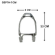 Horse Stirrup Wall Hook 5"