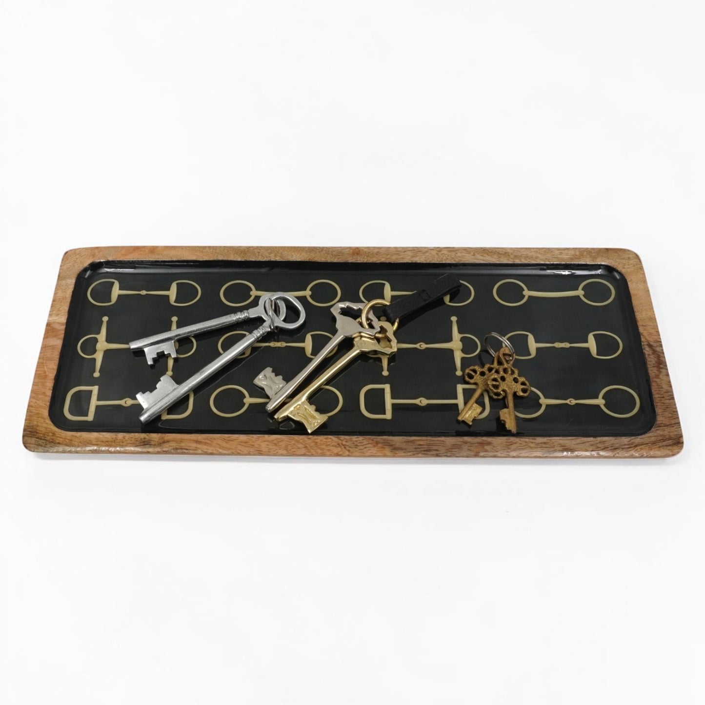 Horse Bit Tray Acrylic Finish Rectangular 16"