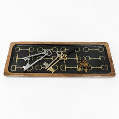 Horse Bit Tray Acrylic Finish Rectangular 16"