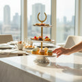 Horse Shoe Cake Stand 3-Tier Oval