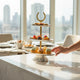 Horse Shoe Cake Stand 3-Tier Oval