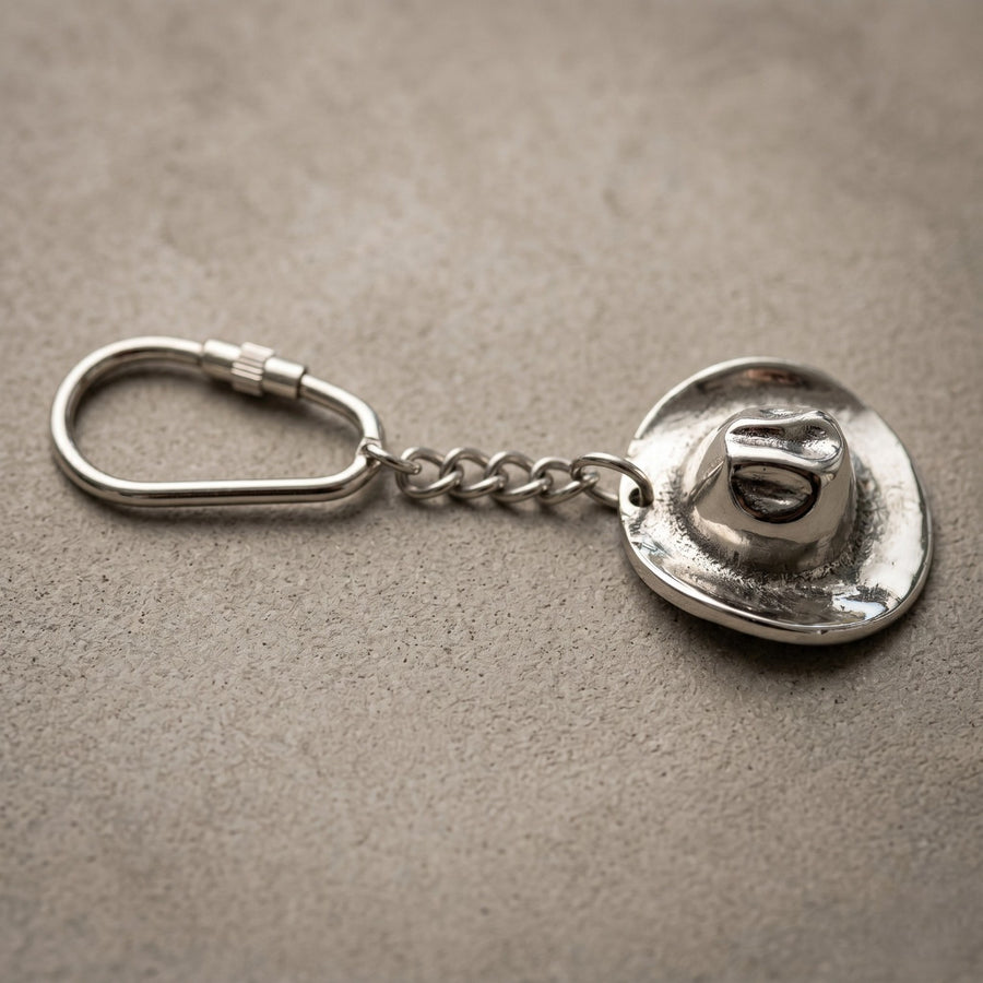 Cowboy Horse Hat Keyring