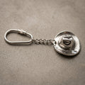Cowboy Horse Hat Keyring