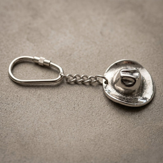 Cowboy Horse Hat Keyring