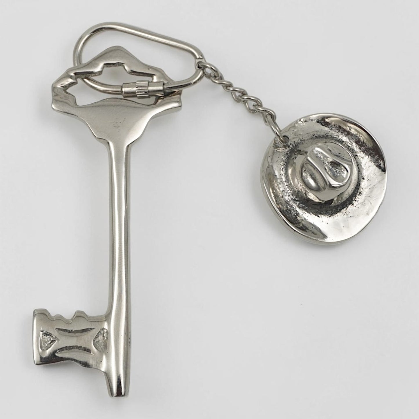 Cowboy Horse Hat Keyring