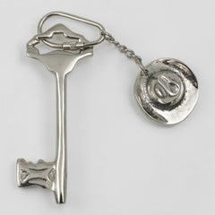 Cowboy Horse Hat Keyring