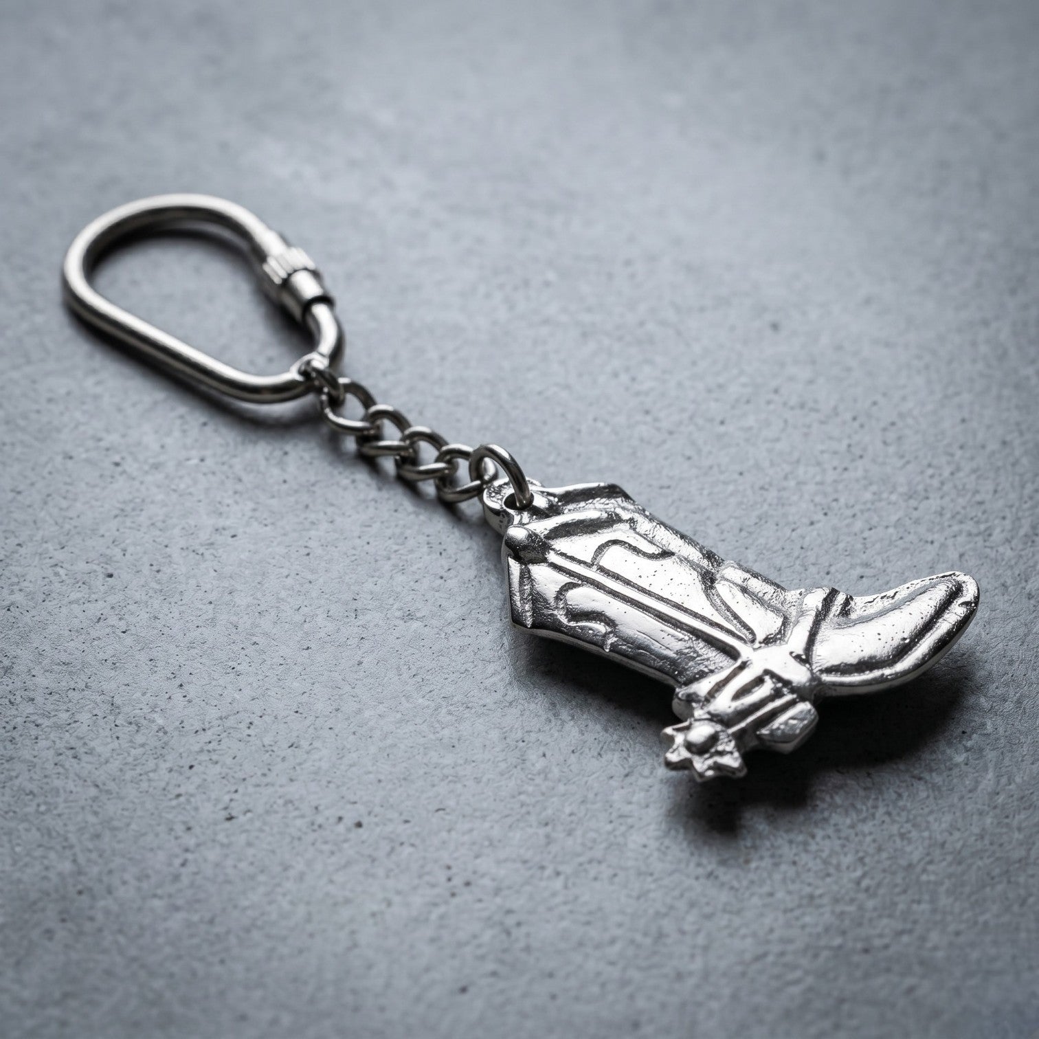 Cowboy Horse Boot Keyring