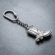 Cowboy Horse Boot Keyring