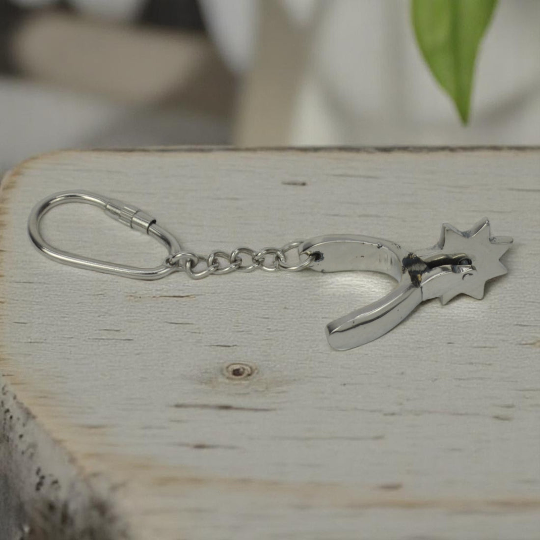 Horse Spurs Key Ring