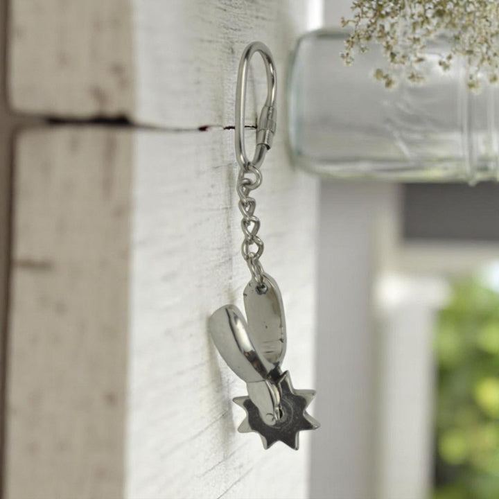 Horse Spurs Key Ring