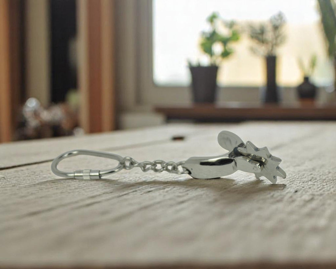 Horse Spurs Key Ring