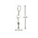 Horse Bit Keyring