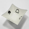Equestrian Bowl Acrylic Finish 4-Corner Square 9"