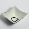 Horse Stirrup Bowl Acrylic Finish 4-Corner Square 7.5"