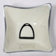 Horse Stirrup Bowl Acrylic Finish 4-Corner Square 7.5"