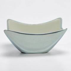 Horse Stirrup Bowl Acrylic Finish 4-Corner Square 7.5"