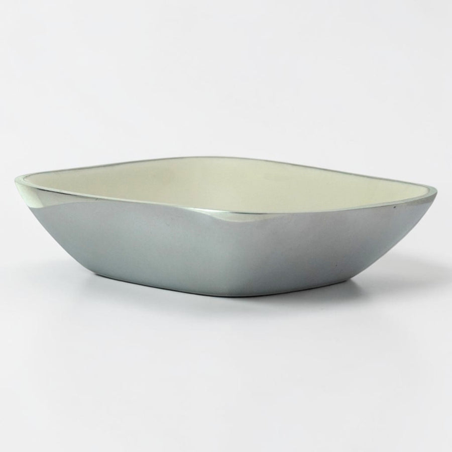 Horse Stirrup Bowl Acrylic Finish Square 4.5"