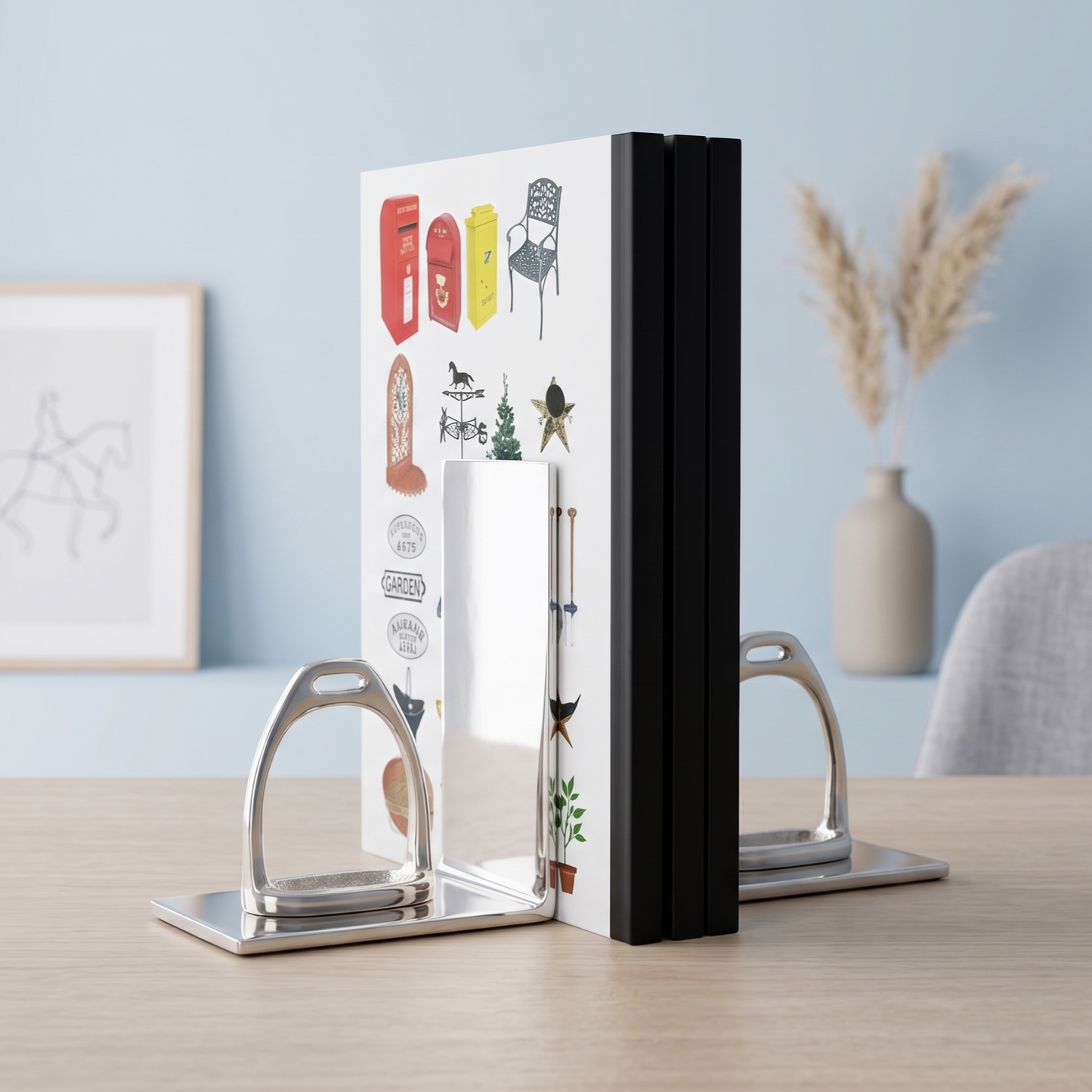 Horse Stirrup Bookends