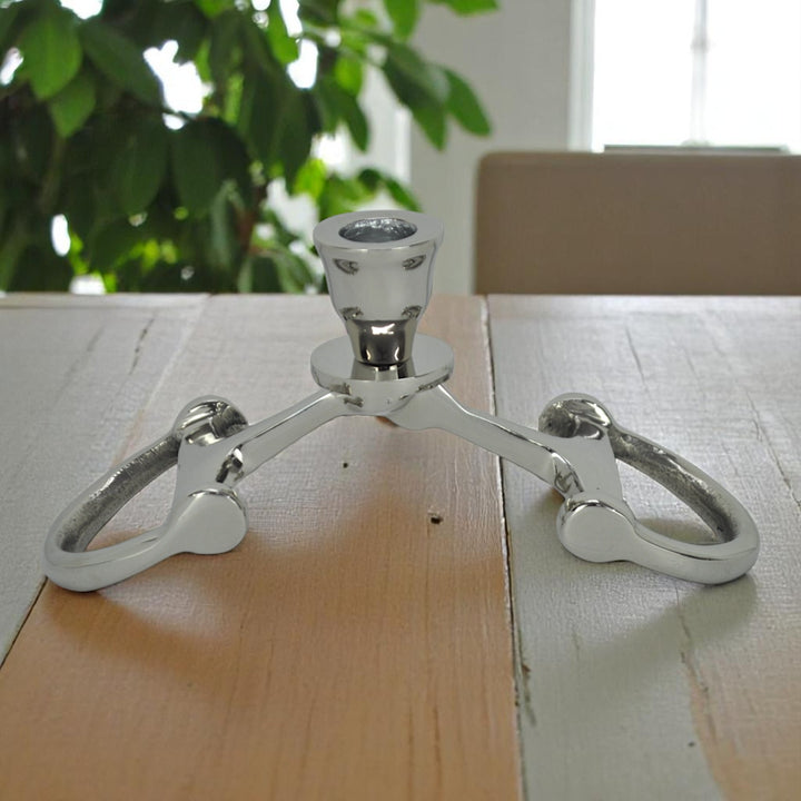 Horse Stirrup Candle Stand Small