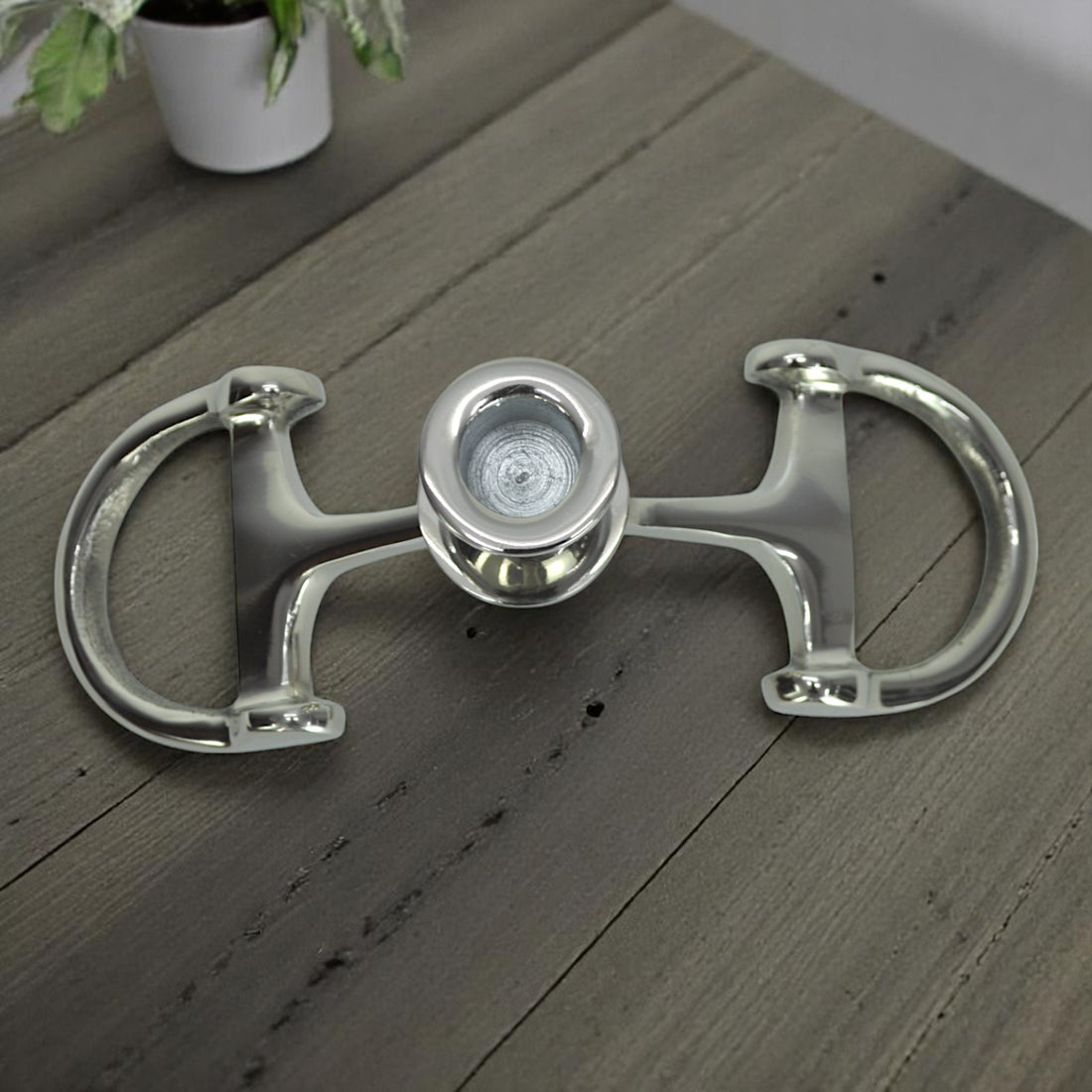 Horse Stirrup Candle Stand Small