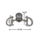 Horse Bit Candle Stand 8"