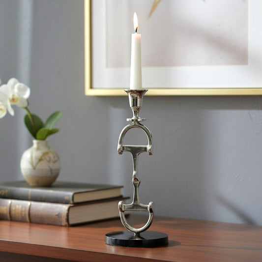 Horse Bit Candle Stand 12.5"
