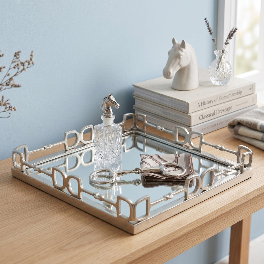 Horse Bit Tray 14.5" Square