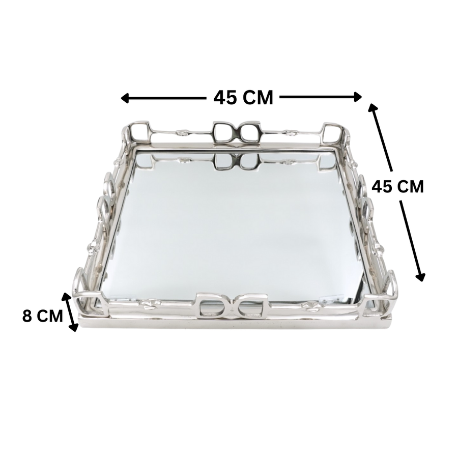 Horse Bit Tray 14.5" Square