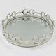 Equestrian Horse Bit Mirror Tray - Cast Aluminium Nickel Plated | 21 Inch DiameterXX