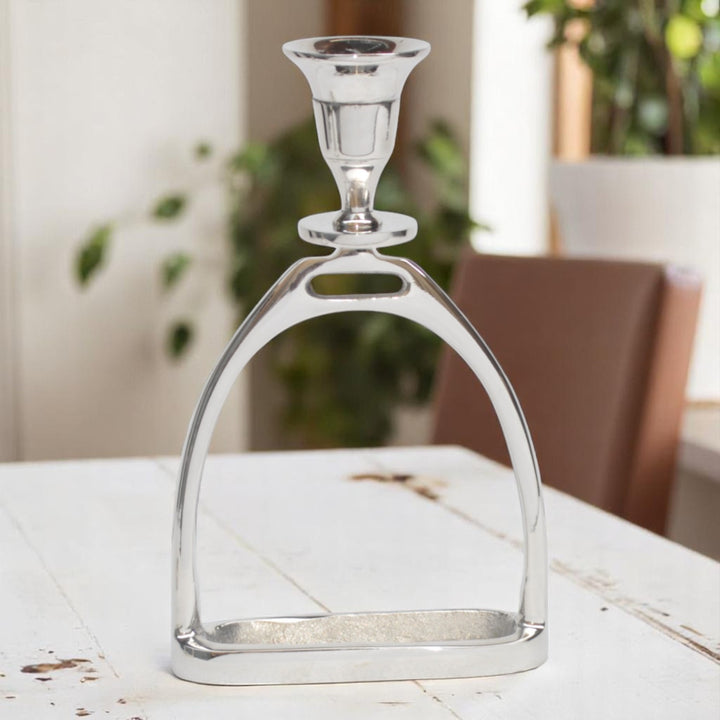 Horse Stirrup Candle Stand Large