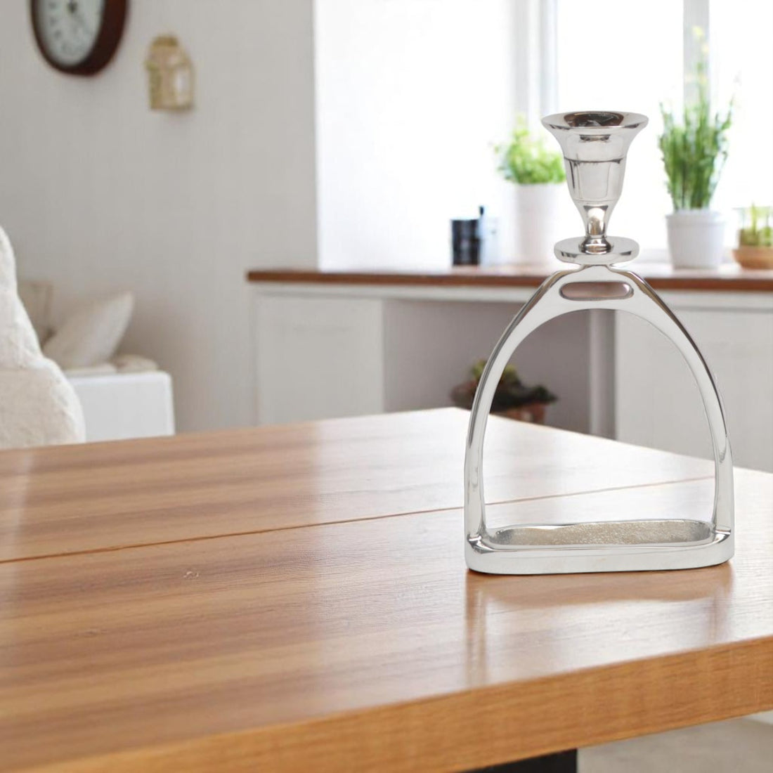 Horse Stirrup Candle Stand Large