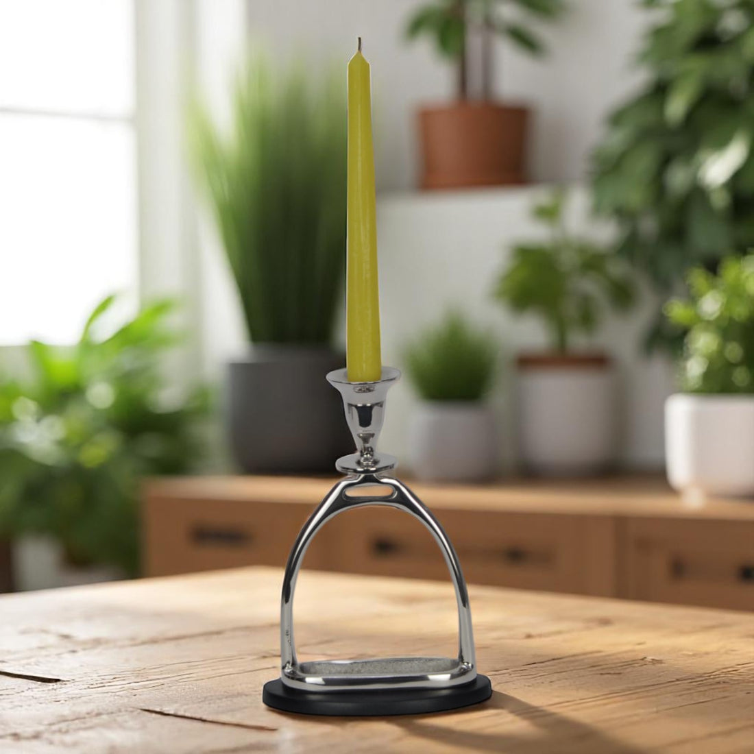 Horse Stirrup Candle Stand Large