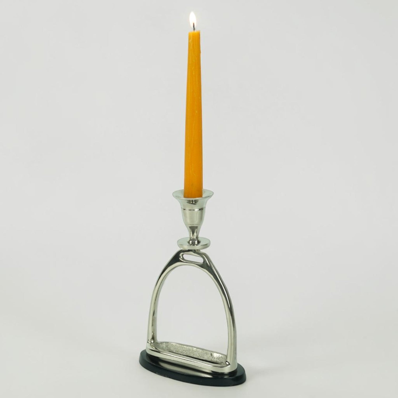 Horse Stirrup Candle Stand 9"