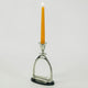 Horse Stirrup Candle Stand 9"
