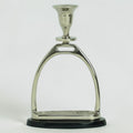 Horse Stirrup Candle Stand 9"