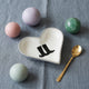 Horse Boot Bowl Acrylic Finish Heart Shape 6"