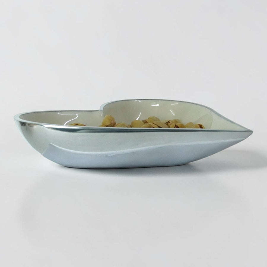 Horse Shoe Bowl Acrylic Finish Heart Shape 8"