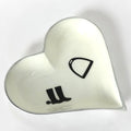 Horse Stirrup Boot Bowl Acrylic Finish Heart Shape 10"