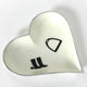 Horse Stirrup Boot Bowl Acrylic Finish Heart Shape 10"