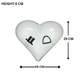 Horse Stirrup Boot Bowl Acrylic Finish Heart Shape 10"