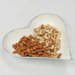 Horse Stirrup Boot Bowl Acrylic Finish Heart Shape 10"