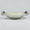 Horse Bit Bowl with Handles Acrylic Finish Oval